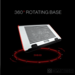 1st Player Black Sir C7 RGB Laptop Cooling Pad